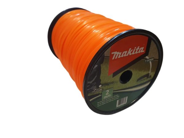 Bobina rollo de Tanza Nylon Cuadrada de 2.0mm Makita T-02406 de aprox. 230metros - Imagen 3