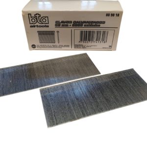 Clavos Calibre Ga18 (1.25 x 1.00mm) Largo 50mm para Clavadora Neumática (Caja x 5000 unidades)